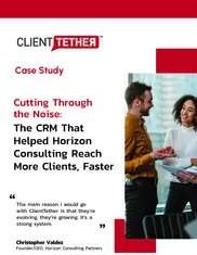 Preview of the Horizon Consulting Partners Case Study