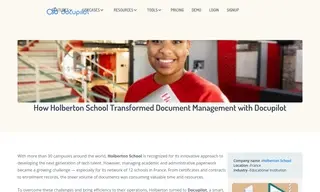 Preview of the Holberton School Case Study