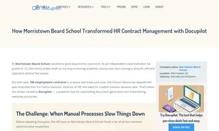 Preview of the Morristown-Beard School Case Study