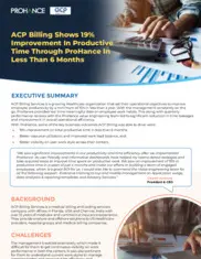 Preview of the ACP Billing Services Case Study