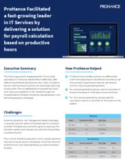 Preview of the Fast-Growing IT Services Company Case Study