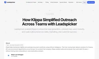 Preview of the Klippa Case Study