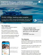 Preview of the United Utilities Case Study