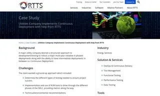 Preview of the Major Utility Company Case Study