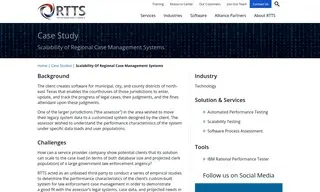 Preview of the Large Technology Service Provider Case Study