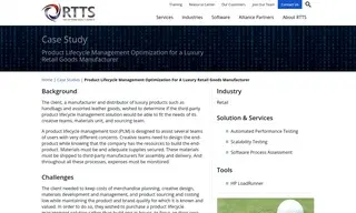 Preview of the Luxury Retail Goods Manufacturer Case Study