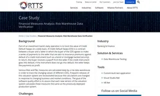 Preview of the Large Investment Bank Case Study