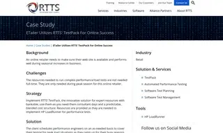 Preview of the Large Online Retailer Case Study