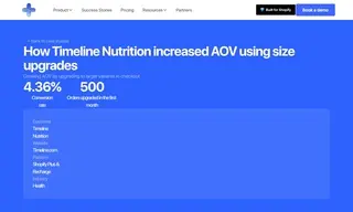Preview of the Timeline Nutrition Case Study