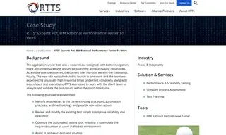 Preview of the Large Travel & Hospitality Company Case Study