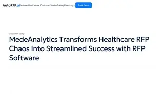 Preview of the MedeAnalytics Case Study