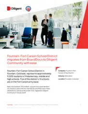 Preview of the Fountain-Fort Carson School District Case Study