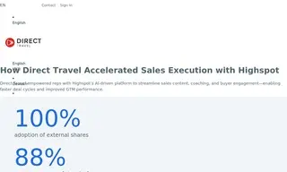 Preview of the Direct Travel Case Study