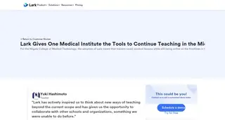 Preview of the Niigata College of Medical Technology Case Study