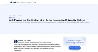 Preview of the Lembaga Layanan Pendidikan Tinggi (LLDIKTI) Wilayah Case Study