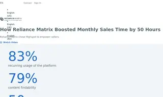 Preview of the Reliance Matrix Case Study