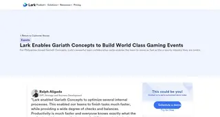 Preview of the Gariath Concepts Case Study