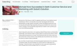 Preview of the Michael Kors Case Study