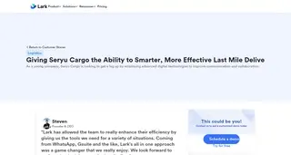 Preview of the Seryu Cargo Case Study