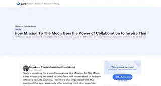 Preview of the Mission To The Moon Case Study