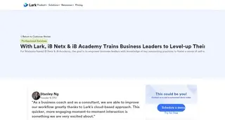 Preview of the iB Netx & iB Academy Case Study