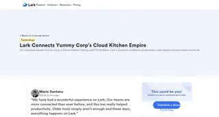 Preview of the Yummy Corp Case Study