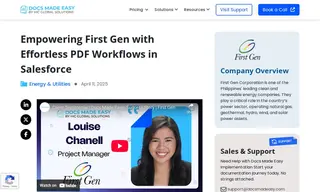 Preview of the First Gen Case Study