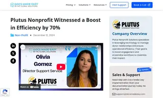 Preview of the Plutus Nonprofit Solutions Case Study