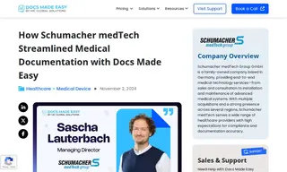 Preview of the Schumacher medTech Group Case Study