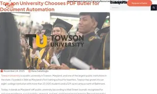 Preview of the Towson University Case Study