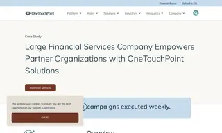 Preview of the Large Financial Services Company Case Study