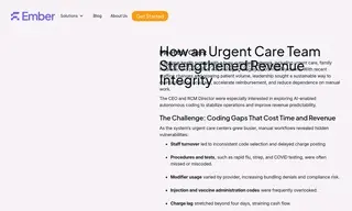 Preview of the Large Regional Health Company Case Study