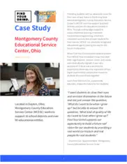 Preview of the Montgomery County Education Service Center Case Study