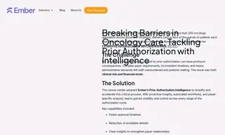 Preview of the Large Cancer Center Case Study