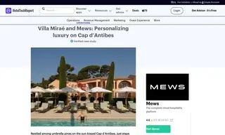 Preview of the Hôtel Villa Miraé Case Study