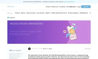 Preview of the Finz Games Case Study