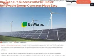 Preview of the BayWa Case Study