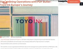 Preview of the Toyo Ink Case Study