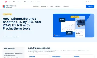 Preview of the Tuinmeubelshop Case Study