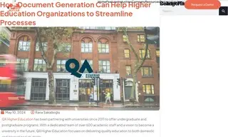Preview of the QA Higher Education Case Study
