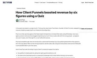 Preview of the Client Funnels Case Study