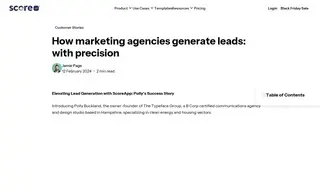 Preview of the The Typeface Group Case Study