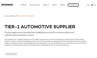 Preview of the Leading Tier-1 Supplier Company Case Study