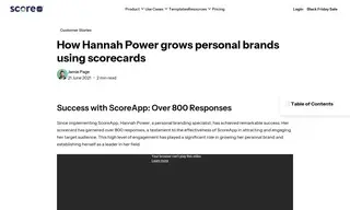 Preview of the Hannah Power Case Study