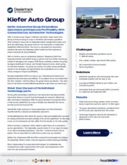 Preview of the Kiefer Automotive Group Case Study