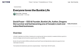 Preview of the Bunkie Life Case Study