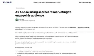 Preview of the Ali Abdaal Case Study