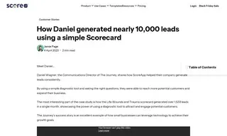 Preview of the The Journey Case Study