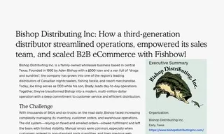 Preview of the Bishop Distributing Inc. Case Study