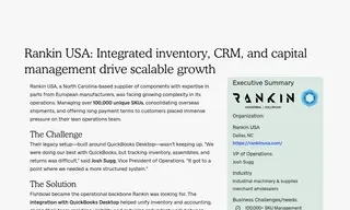 Preview of the Rankin USA Case Study